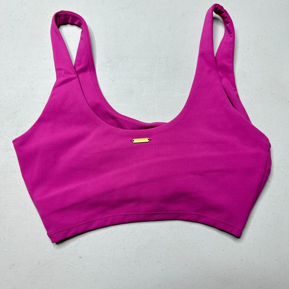 New L*Space Twist of Fate Sports Bra BAE Berry Women Small NWT - Picture 4 of 10